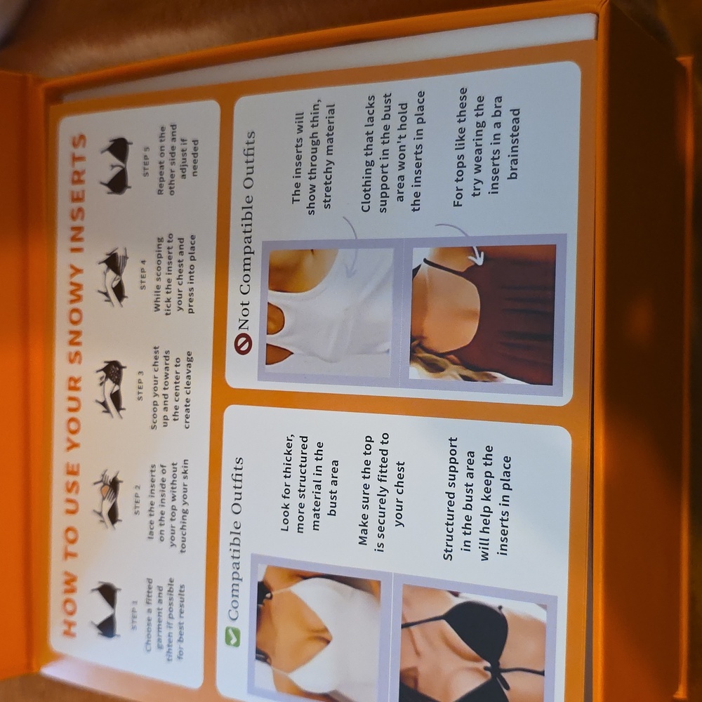 Snowy Bras  Silicone Insert ( Reusable). - Picture 3 of 5